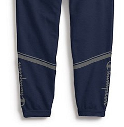 Calça Moletom Feminina Champion Chevron Azul Tamanho Grande