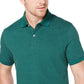 Camisa polo masculina Club Room com elástico e manga curta, tamanho X-G, verde
