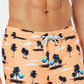 Calção de banho masculino Club Room Sunset de secagem rápida laranja tamanho pequeno