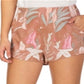 Shorts estampado Hurley Junior's Domino marrom tamanho médio