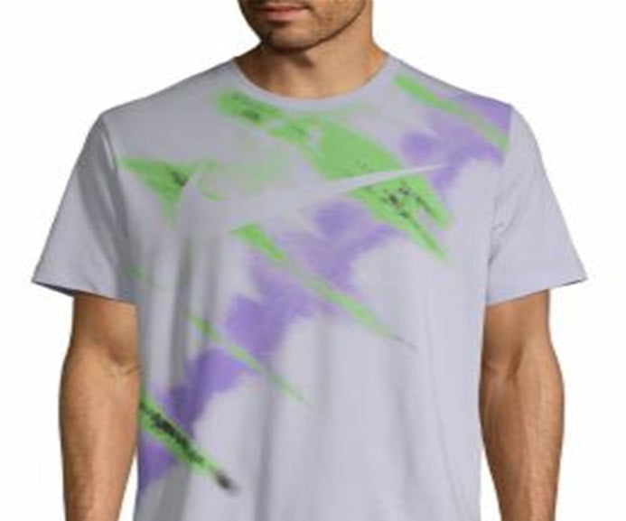 Camiseta Nike Masculina Gola Redonda Manga Curta Cinza Tamanho Grande