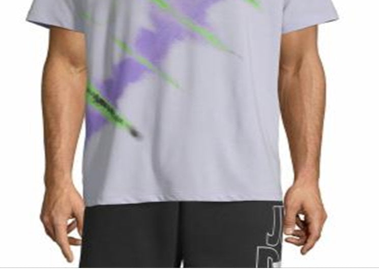 Camiseta Nike Masculina Gola Redonda Manga Curta Cinza Tamanho Grande