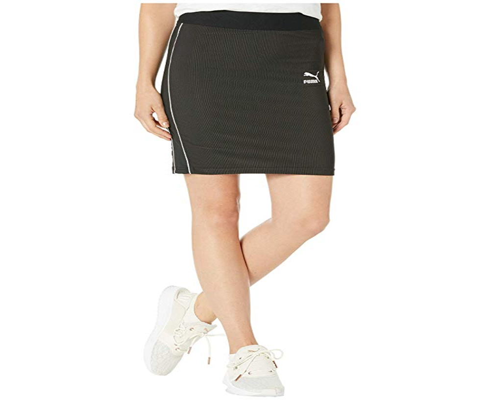 Saia Puma Classics Rib Feminina Preta Tamanho 2
