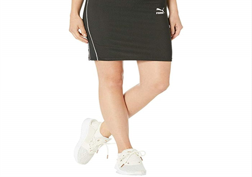 Saia Puma Classics Rib Feminina Preta Tamanho 2