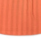 JM Collection Top listrado feminino com argola em O, tamanho laranja, pequeno e pequeno