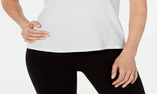 Camiseta regata Nike Sportswear feminina de algodão com costas nadador, branca, tamanho extragrande