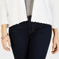 Cardigan feminino de malha texturizada aberto Charter Club, tamanho pequeno, branco