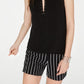 INC International Concepts Top Halter Feminino Preto Tamanho X-S