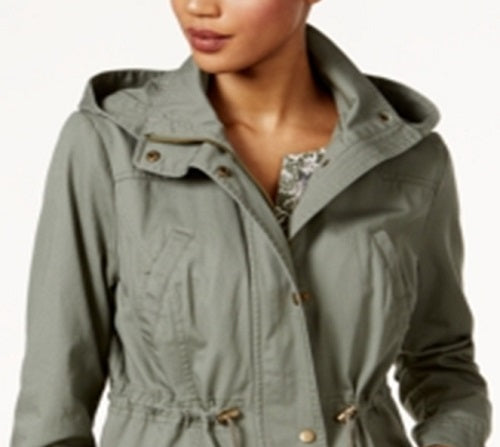 Jaqueta utilitária feminina Style &amp; Co, verde, tamanho pequeno M