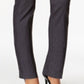 Calça feminina com tachas JM Collection, azul marinho, tamanho pequeno G