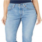 Calça jeans skinny Levi's 501 feminina Love Blue tamanho 32x28