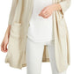 Alfani Topper Feminino Aberto Frente Cardigan Top Marrom Tamanho X-G