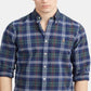 Camisa Oxford Clássica Masculina Polo Ralph Lauren Azul Tamanho XX-G