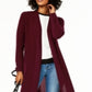 Cardigan feminino Charter Club Pure Cashmere Duster vermelho tamanho XS