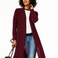 Cardigan feminino Charter Club Pure Cashmere Duster vermelho tamanho XS