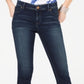 Calça jeans feminina Finity Stretch Cropped da INC International Concepts, azul, tamanho 12