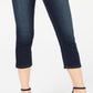 Calça jeans feminina Finity Stretch Cropped da INC International Concepts, azul, tamanho 12
