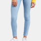 Calça Jeans Levi's Mile High Super Skinny Feminina Azul Tamanho 29