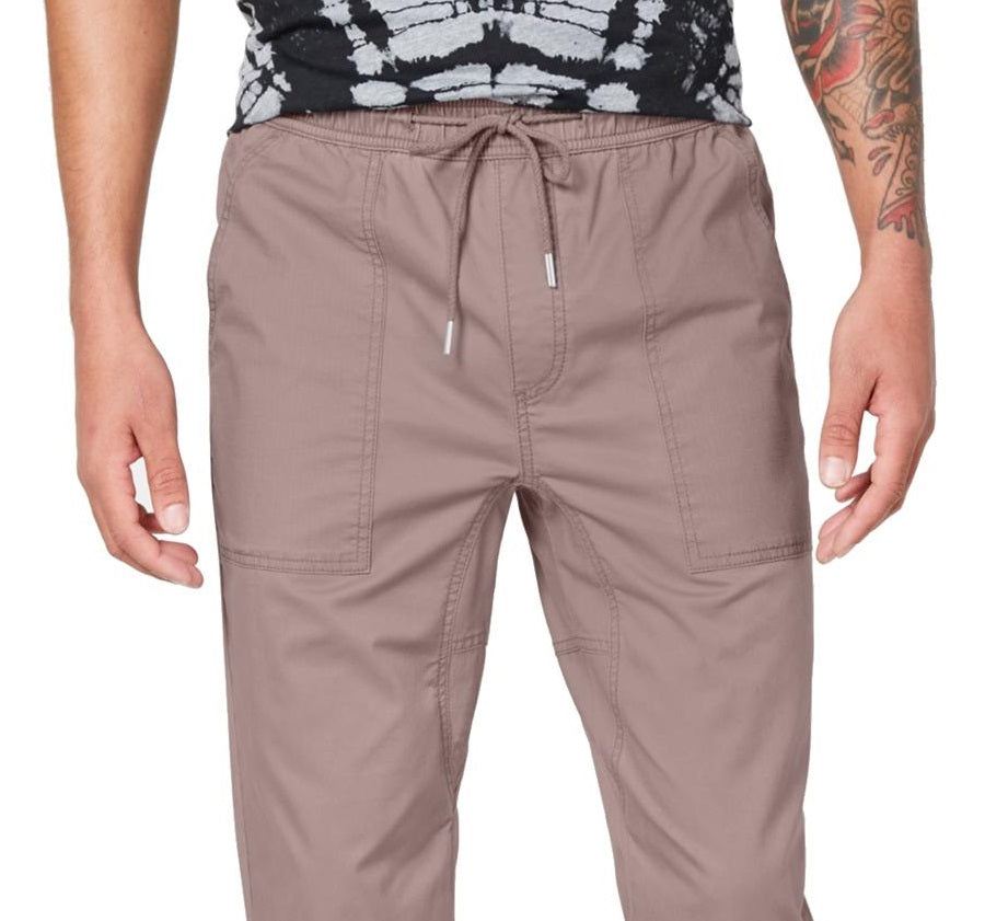 Calças com cordão American Rag masculinas, marrom, tamanho grande