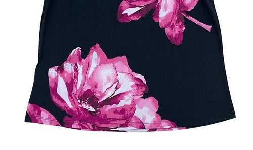 Blusa feminina floral ombro a ombro da INC International Concepts, azul, tamanho extragrande