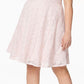Vestido feminino plus size Charter Club com ajuste evasê e renda, tamanho 3X, branco