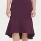 Vestido Calvin Klein Midi Scuba Feminino Roxo Tamanho 4
