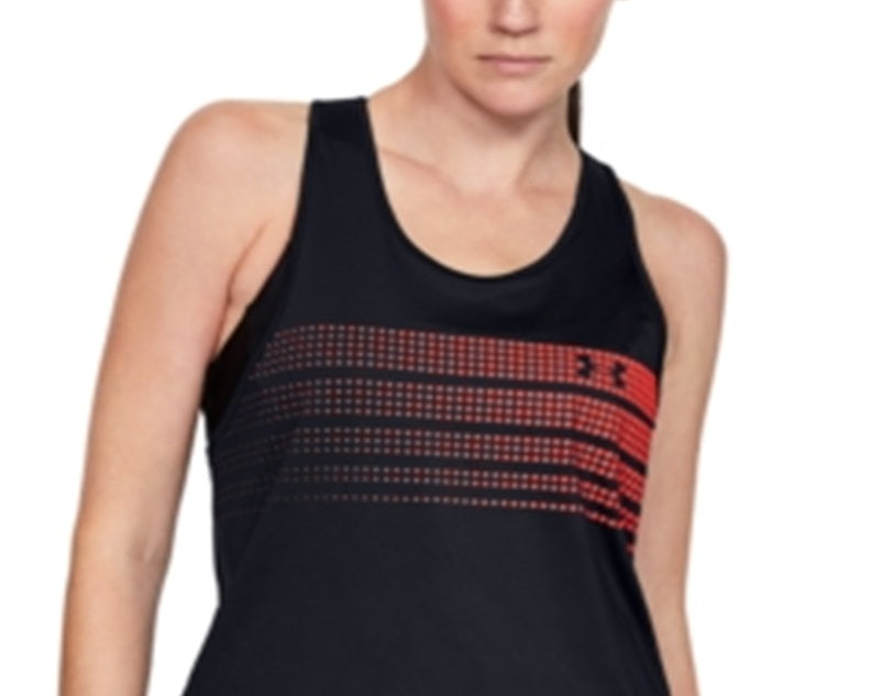 Camiseta regata feminina Adidas Logo Fitness preta, tamanho médio