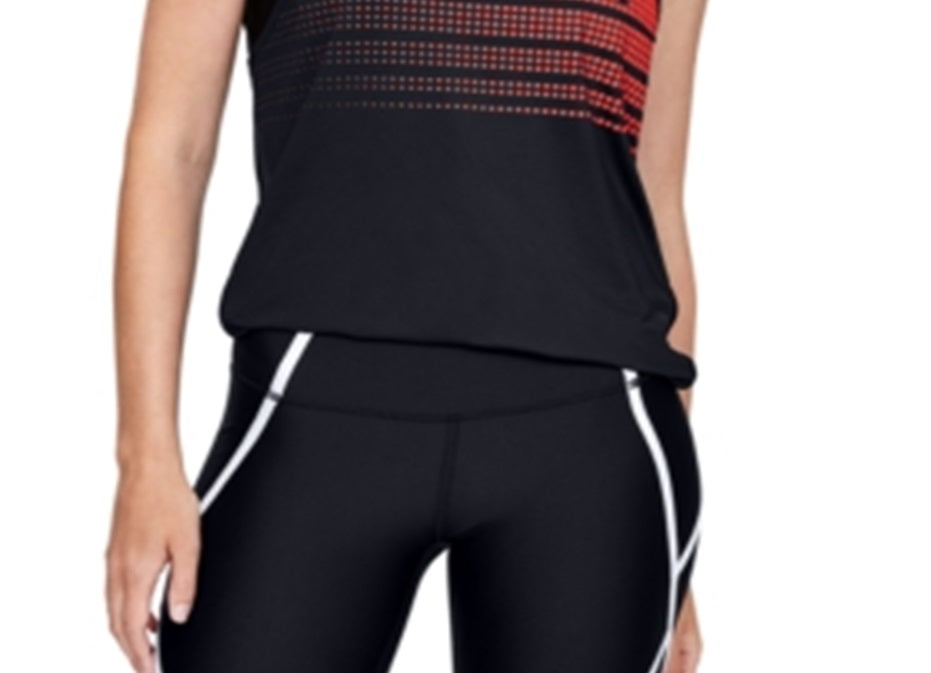 Camiseta regata feminina Adidas Logo Fitness preta, tamanho médio