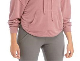 Movimento Feminino Free People Rosa Seca Back In It Moletom com Capuz Rosa Tamanho Grande