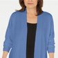 Karen Scott Cardigan Feminino Frente Aberta Azul Tamanho Pequeno