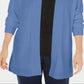 Karen Scott Cardigan Feminino Frente Aberta Azul Tamanho Pequeno