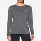 Camiseta Under Armour UA Tech LS Crew Twist Feminina Preta Tamanho Grande