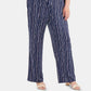 Macacão feminino NY Collection Plus Surplice com listras, azul, tamanho 2X