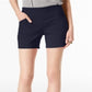 Shorts Curvy Fit Feminino IINC International Concepts Azul Tamanho 8