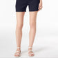 Shorts Curvy Fit Feminino IINC International Concepts Azul Tamanho 8
