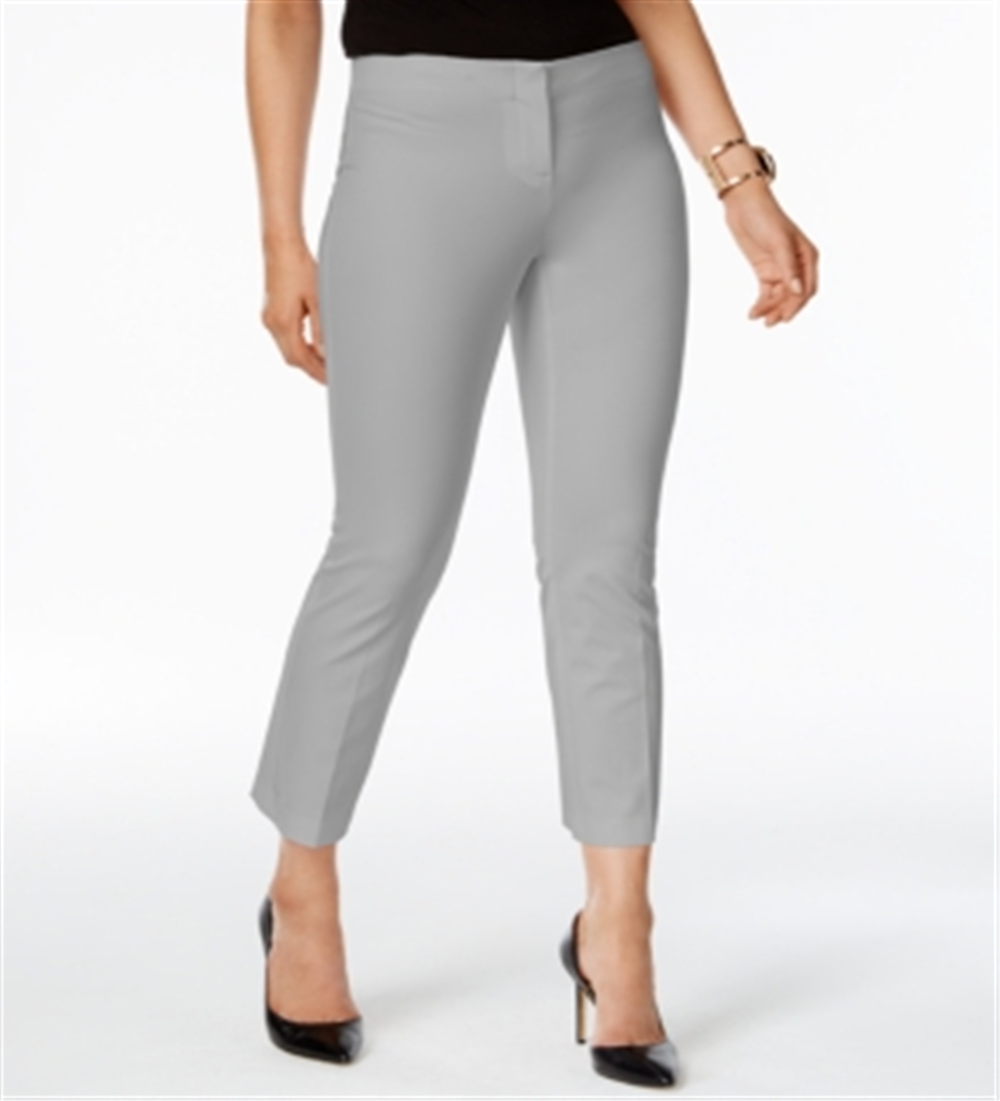 Calça Cropped Feminina Alfani Cinza Tamanho 0 Petite