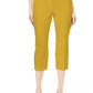 Calça Capri Feminina Alfani Amarela Tamanho 4 Petite