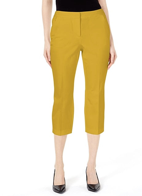 Calça Capri Feminina Alfani Amarela Tamanho 4 Petite