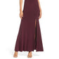 Vestido formal feminino Morgan &amp; Company com fenda lateral e ombro de fora, roxo, tamanho 9-10