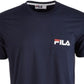 Camiseta Fila Curtis Logo Pocket Masculina Azul Tamanho Médio