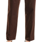 Calça feminina Alfred Dunner Classics Twill Pull-on marrom tamanho 10