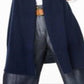 Colete Duster Feminino de Cashmere com Canelado Charter Club Azul Tamanho Médio