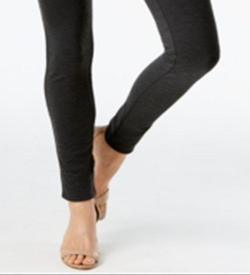 Leggings femininas sem costura INC International Concepts, cinza, tamanho 4, pequena