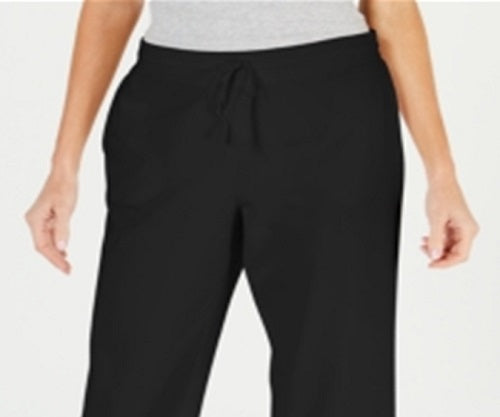 Calça Capri Feminina Karen Scott com Cordão, Preta, Tamanho Pequeno P