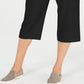 Calça Capri Feminina Karen Scott com Cordão, Preta, Tamanho Pequeno P