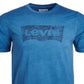 Camiseta Levi's Masculina com Estampa de Logotipo Batwing Azul Tamanho Grande