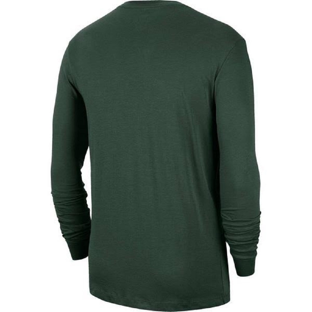 Camiseta Nike Just Do It Manga Longa Masculina Verde Tamanho GG