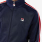 Jaqueta Fila Sabina Track Masculina Azul Tamanho X-S