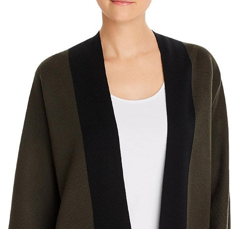Cardigan Kimono de Lã Merino Feminino Eileen Fisher Verde Tamanho X-G
