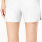 Shorts elásticos femininos INC International Concepts, branco, tamanho 2